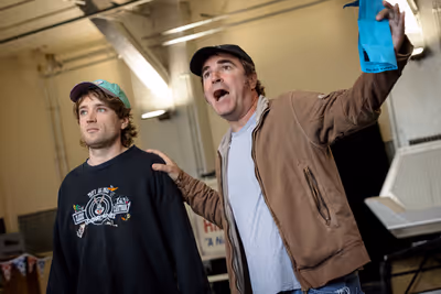 Olly Dobson, Roger Bart Photo