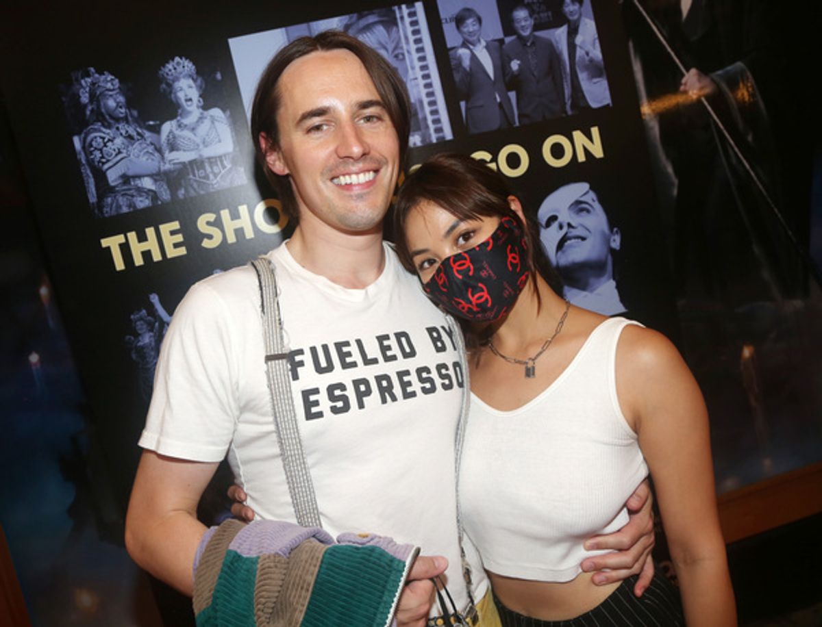 Reeve Carney and Eva Noblezada  at 