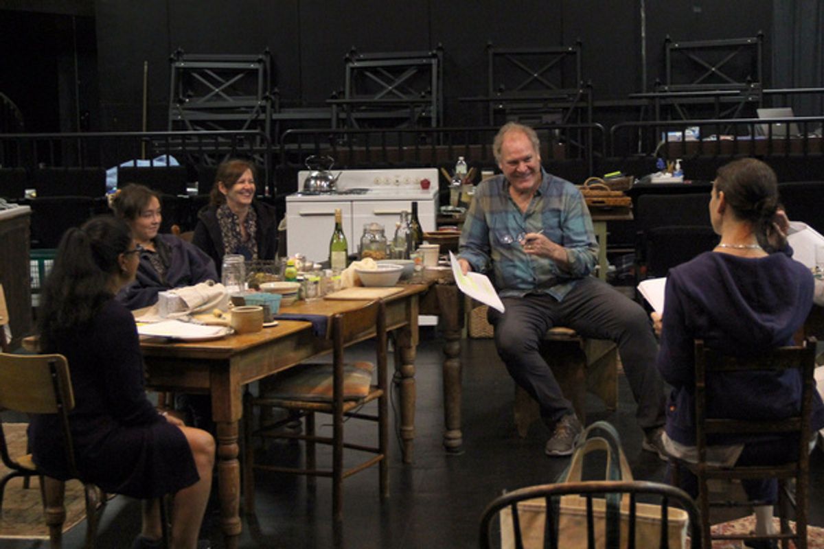 The Cast of WHAT HAPPENED?: THE MICHAELS ABROAD at Photos: In Rehearsal for Hunter Theater Project's WHAT HAPPENED?: THE MICHAELS ABROAD