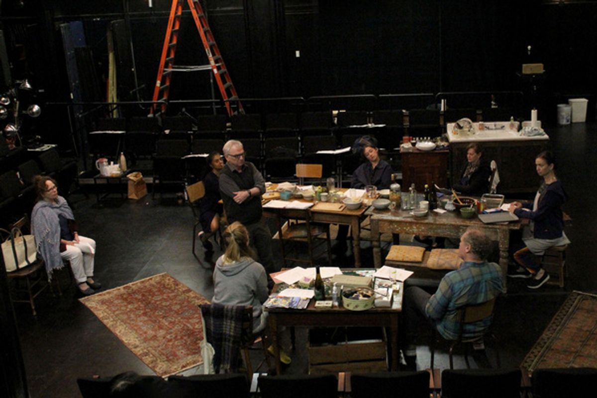 The Cast of WHAT HAPPENED?: THE MICHAELS ABROAD at Photos: In Rehearsal for Hunter Theater Project's WHAT HAPPENED?: THE MICHAELS ABROAD