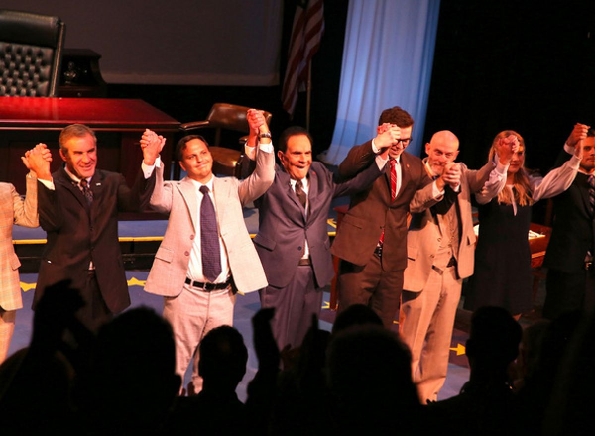 The Cast of Trail on the Potomac at Photos: THE TRAIL ON THE POTOMAC Opens at Theatre At St Clements