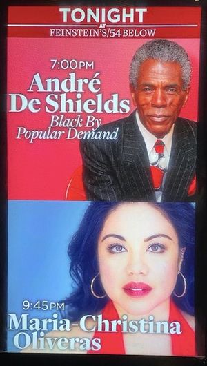 Andr  De Shields and Maria-Christina Oliveras Photo