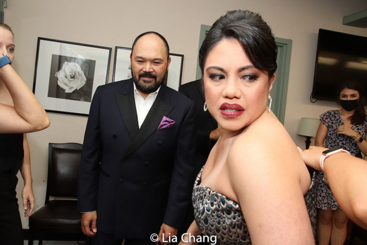 Orville Mendoza and Maria-Christina Oliveras at 
