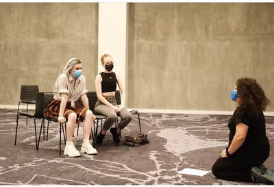 Mads Felder and Ria Gaudioso with Celina Surniak Photo