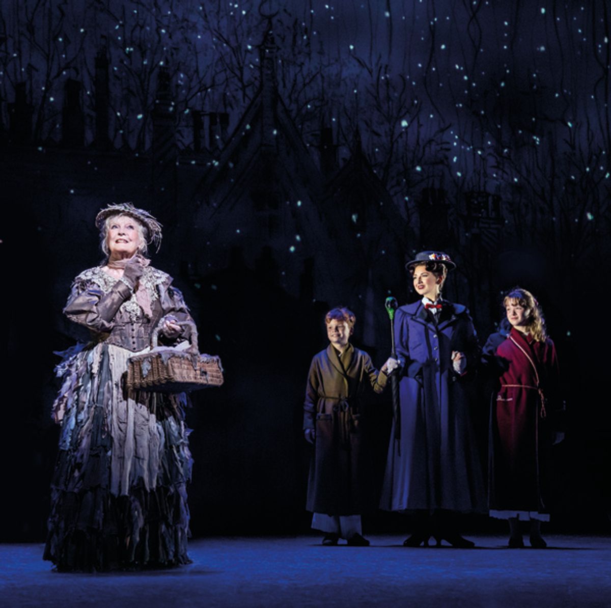 Petula Clark, Zizi Strallen as, Logan Clark, and Ellie Kit Jones as Jane Banks at 