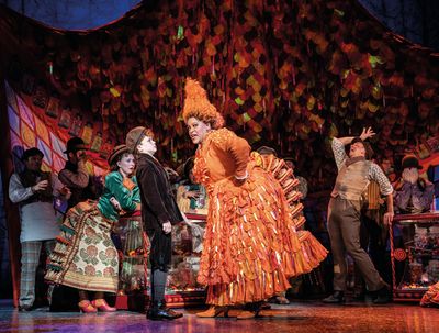 Tanya Mathurin, Logan Clark, and ensemble Photo