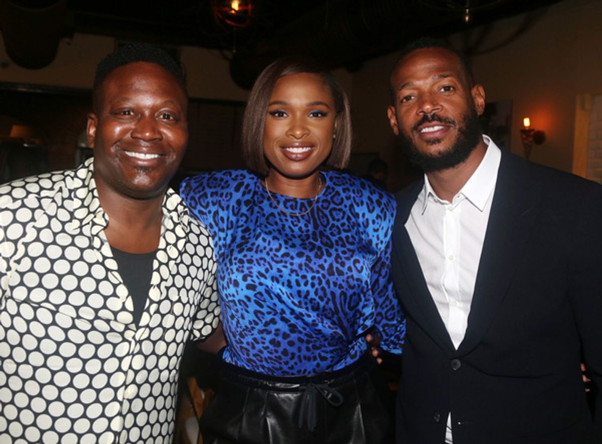 Tituss Burgess, Jennifer Hudson and Marlon Wayans at 
