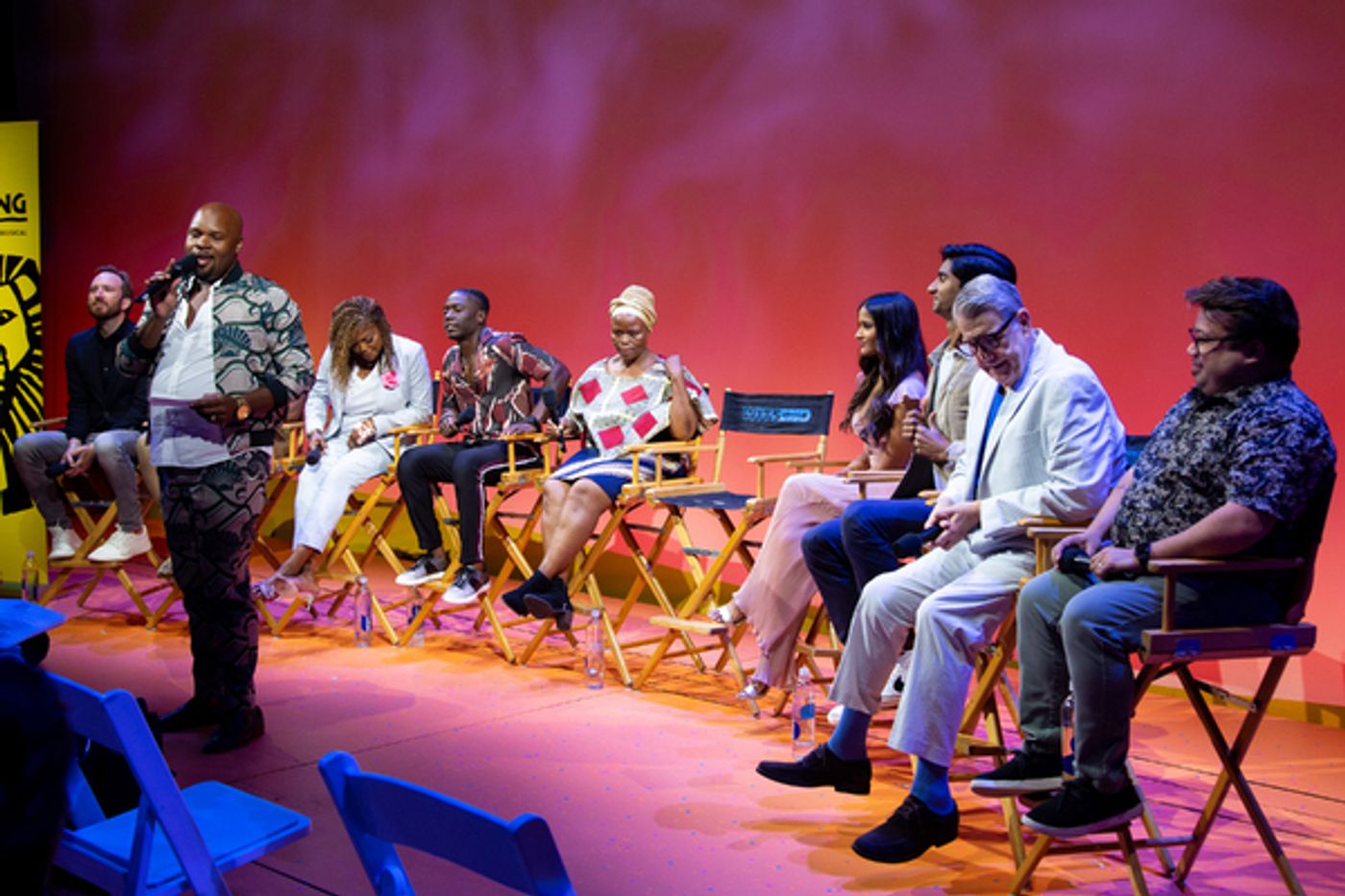 Photos: Casts of THE LION KING & ALADDIN Reunite at the New Amsterdam Theatre  Image