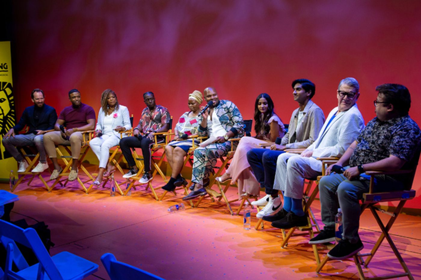 Photos: Casts of THE LION KING & ALADDIN Reunite at the New Amsterdam Theatre  Image