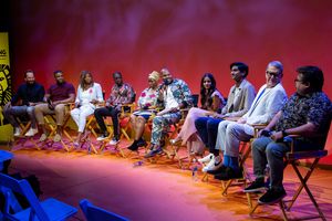 Stephen Carlile, L. Steven Taylor, Bonita Hamilton, Brandon A. McCall, Tshidi Manye, Michael James Scott, Shoba Narayan, Michael Maliakel, Jonathan Freeman, Don Darryl Rivera @ BroadwayWorld Stephen Carlile, L. Steven Taylor, Bonita Hamilton, Brandon A. McCall, Tshidi Manye, Photo