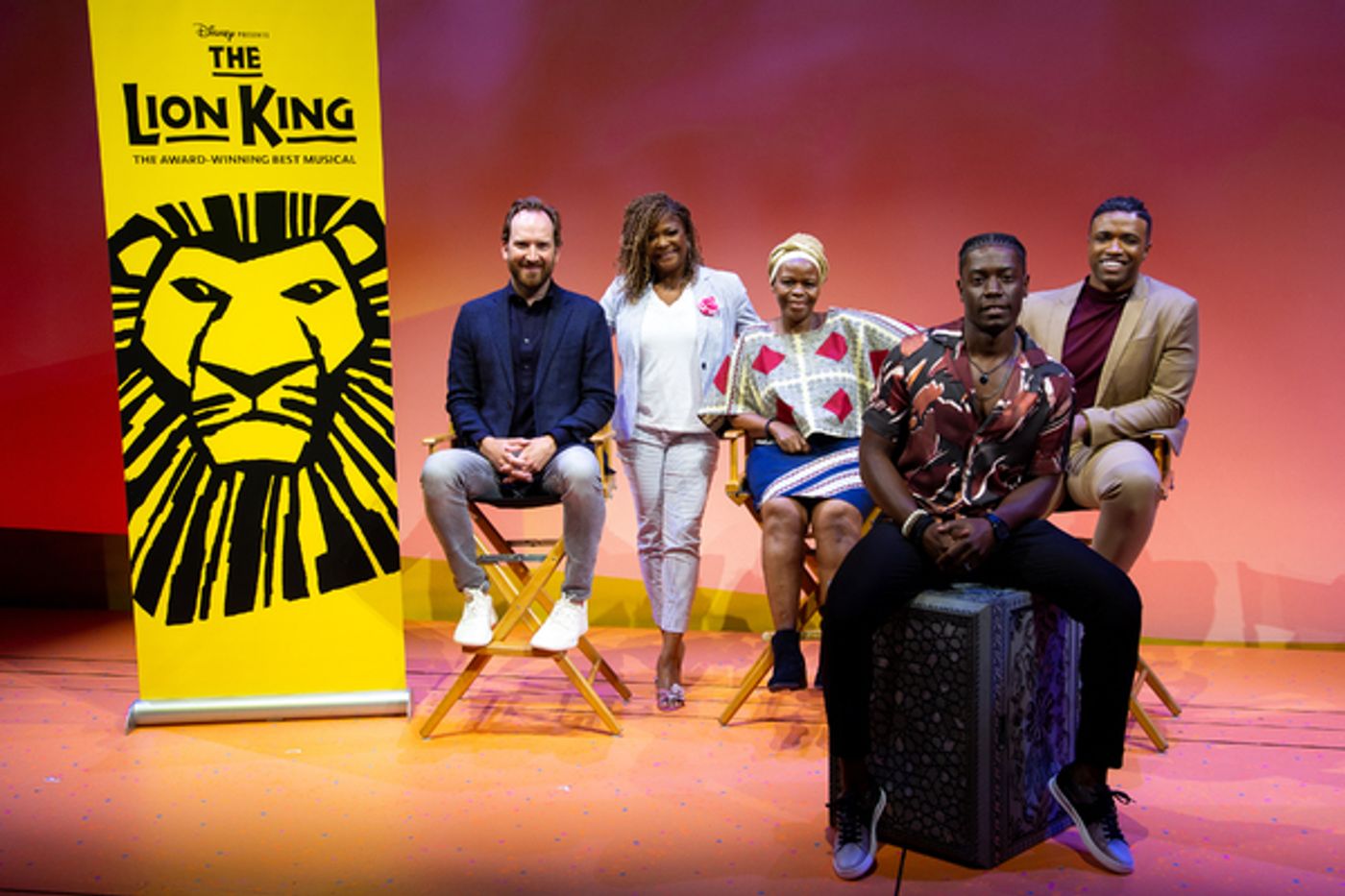 Photos: Casts of THE LION KING & ALADDIN Reunite at the New Amsterdam Theatre  Image