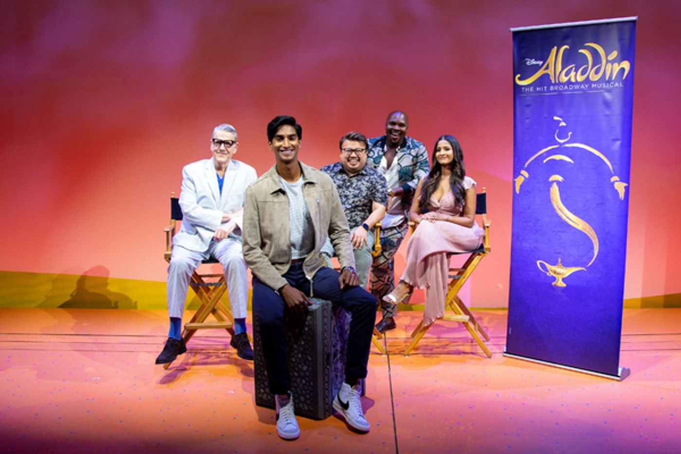 Photos: Casts of THE LION KING & ALADDIN Reunite at the New Amsterdam Theatre  Image