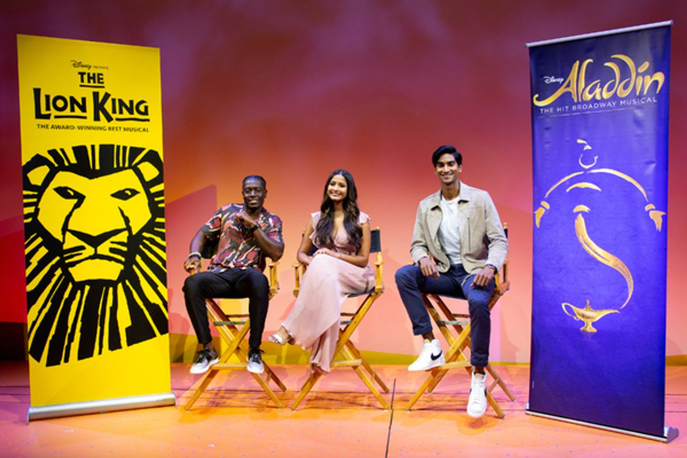 Photos: Casts of THE LION KING & ALADDIN Reunite at the New Amsterdam Theatre  Image