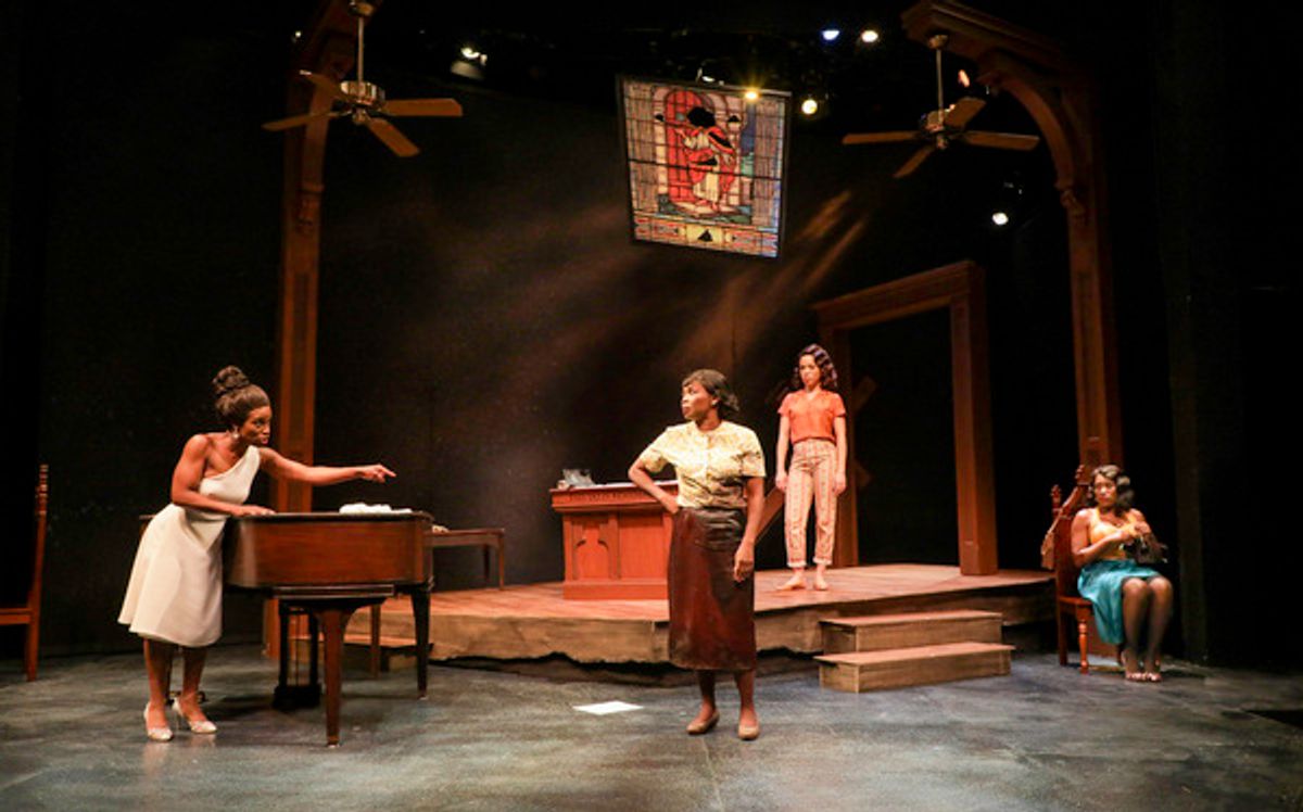  Felicia Curry, Darlesia Cearcy, Sasha Hutchings and Najah Hetsberger  at 