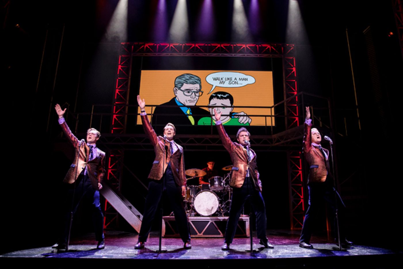 Photos: First Look at JERSEY BOYS at the Trafalgar Theatre  Image