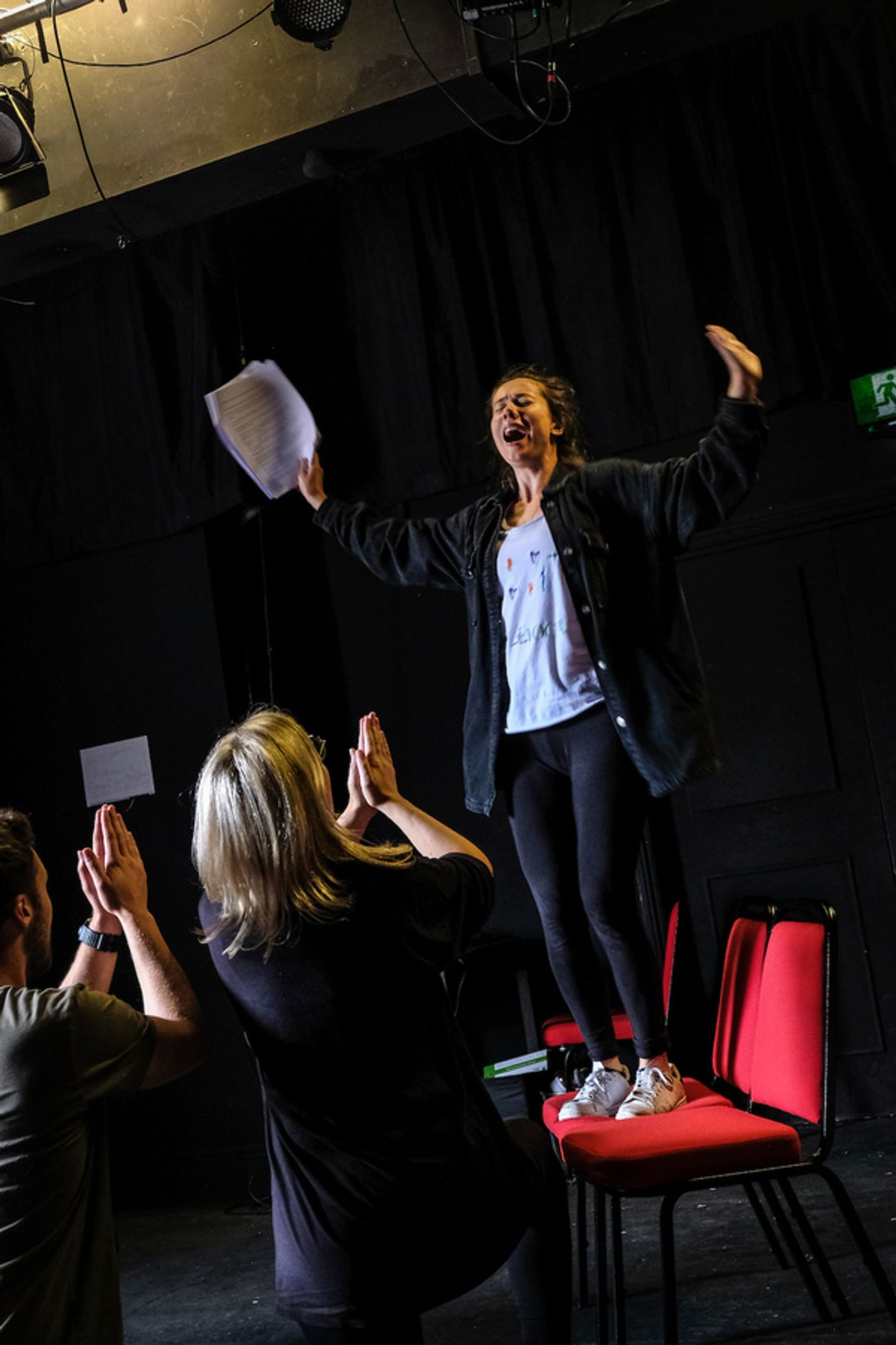 Photos: Inside Rehearsal For FEVER PITCH at The Hope Theatre  Image