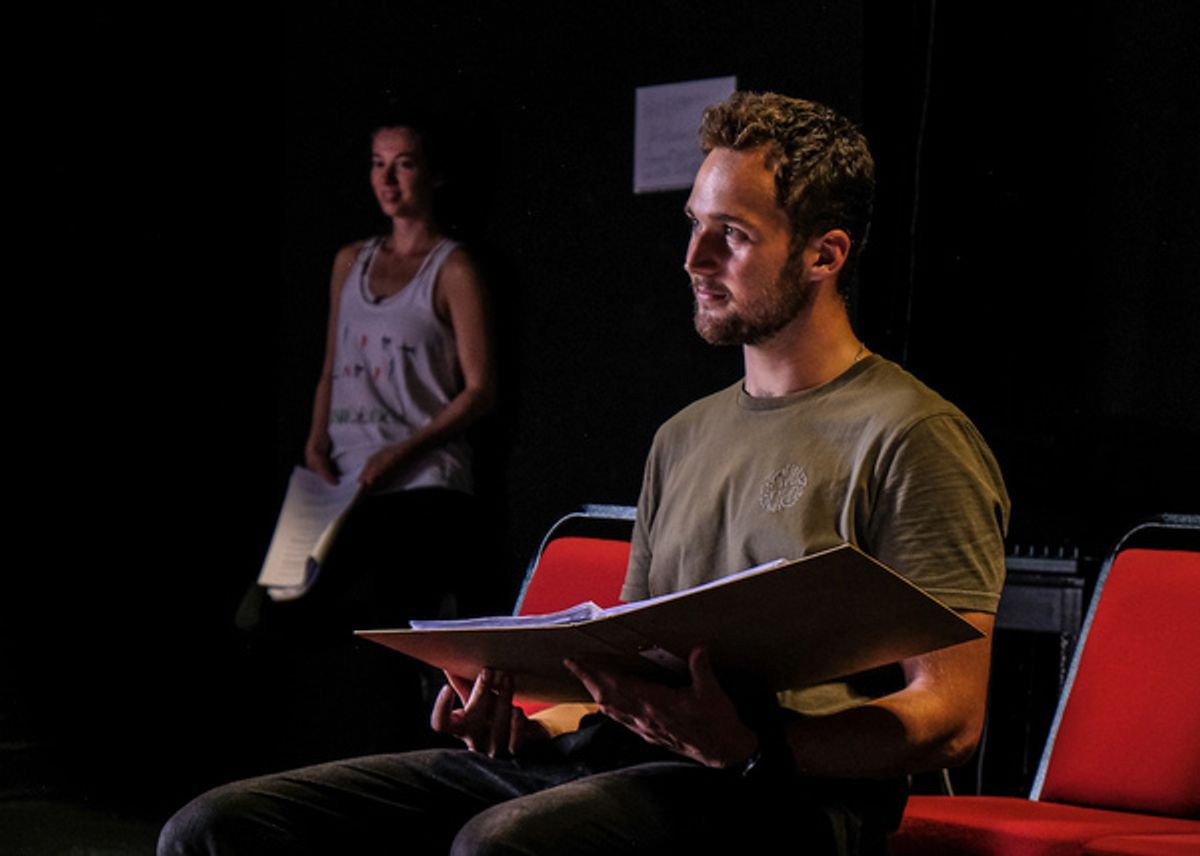 Louise Hoare, Jack Trueman at Photos: Inside Rehearsal For FEVER PITCH at The Hope Theatre