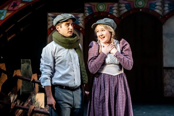 Adam Karim and Alice De-Warrenne in The Wolves Of Willoughby Chase at Greenwich Theat Photo