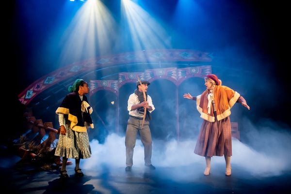 Cassandra Hercules, Adam Karim and Alice De-Warrenne in The Wolves Of Willoughby Chas Photo