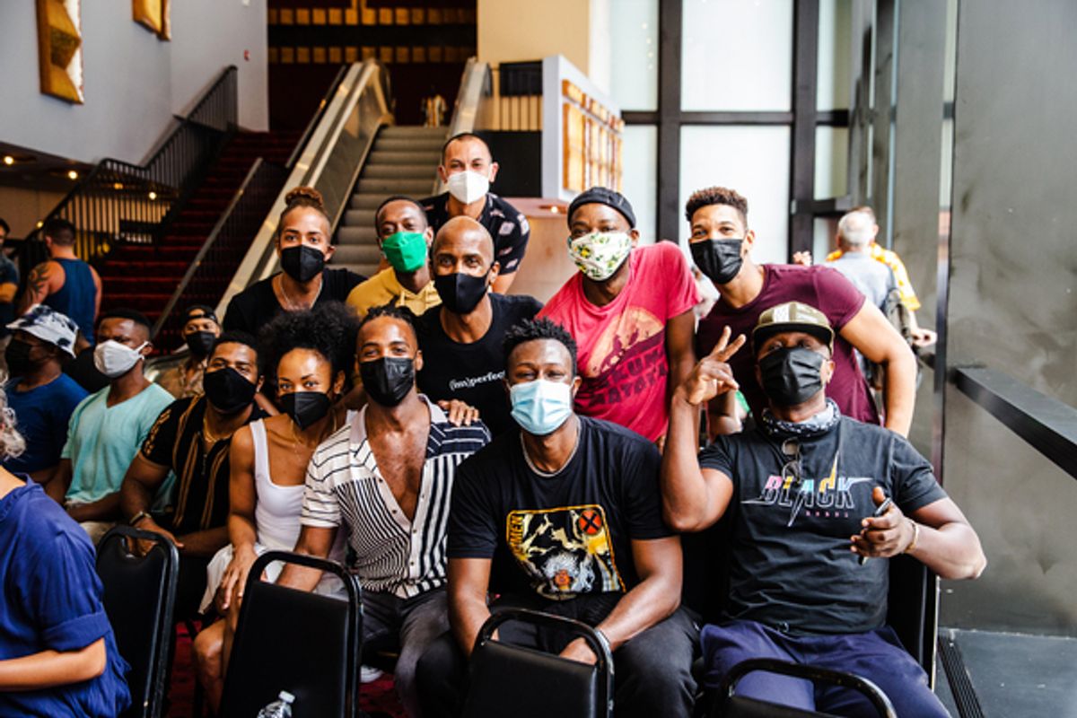 Cast of The Lion King at Photos and Video: Watch THE LION KING Cast Reunite to Sing 'The Circle of Life' on First Day of Rehearsals