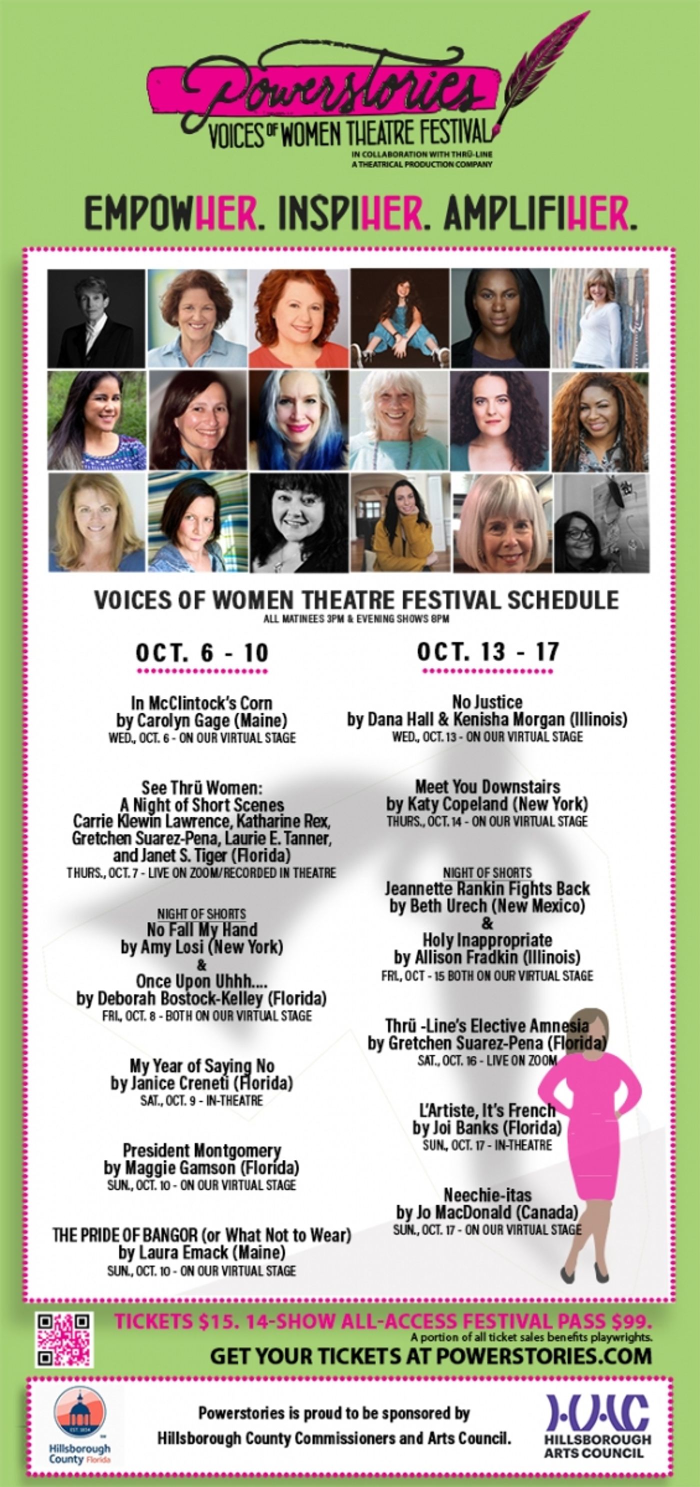 BWW Previews: ON OCT. 6-17, VOICES OF WOMEN THEATRE FESTIVAL AMPLIFIES WOMEN'S VOICES at Powerstories Theatre  Image