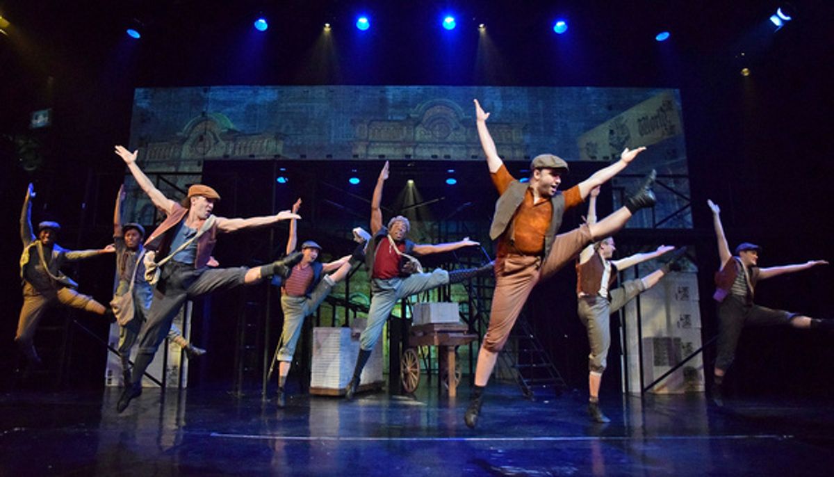 The Company of NEWSIES at Photos: Disney's NEWSIES Opens Tonight At Beef & Boards Dinner Theatre