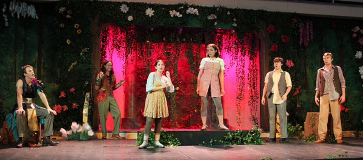 Mike Bindeman, Christian M. Henry, Ilyssa Rubin, Alex Keane, Carson Zoch and John Broda at Photos: A MIDSUMMER NIGHT'S DREAM Opens at Cortland Repertory Theatre