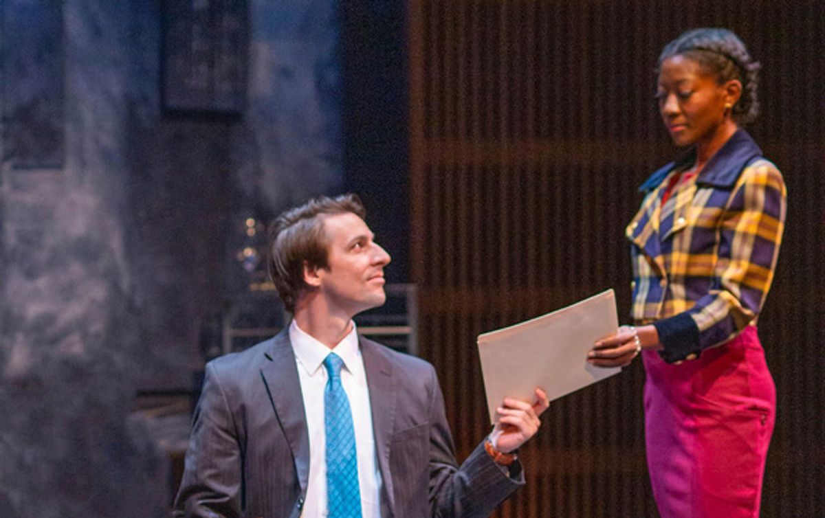 Nick Molari and Sydney A. Mason at Photos: International City Theatre Presents CLOSELY RELATED KEYS
