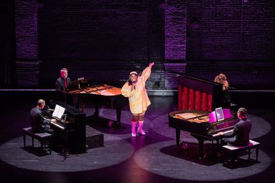 Alex Newell performs "Popular" Photo