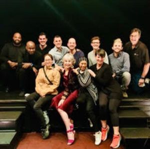 Front Row (Left to Right):
Cassey Kivnick, Rita Moreno, Baayork Lee, Tara Young
Back Row (Left to Right):
Evan Rogers, Carlton Carrington, Ambrose Davis, Jesse Kissel, Zach Blane, Alex Green, Brendan Warner, Barry Benowitz
@ BroadwayWorld Front Row (Left to Right):
Cassey Kivnick, Rita Moreno, Baayork Lee, Tara Young
Back Photo