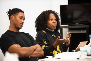 Xavier Scott Evans & Ngozi Anyanwu @ BroadwayWorld Xavier Scott Evans & Ngozi Anyanwu Photo