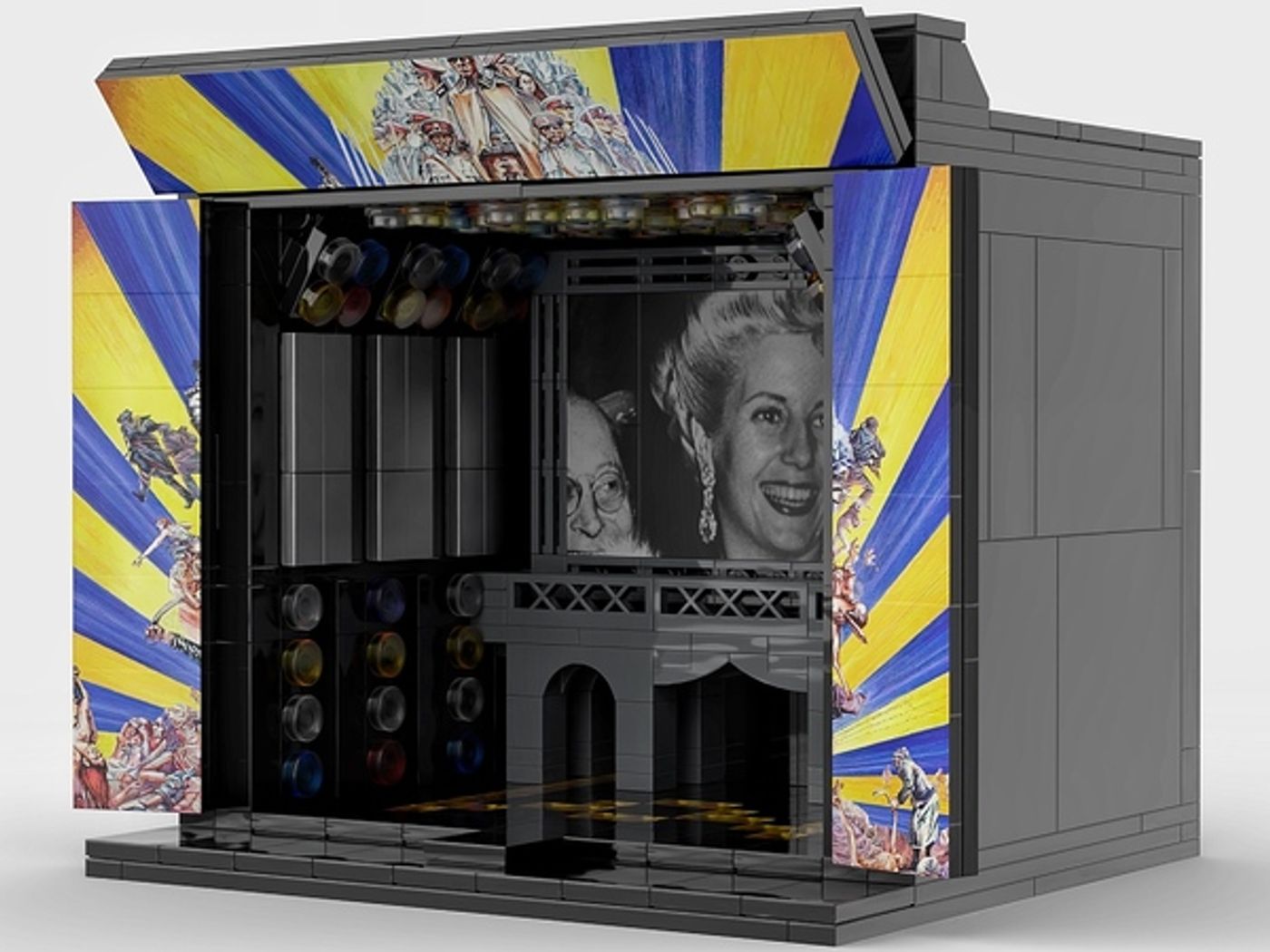 Photos: Henry Lee's Reimagined Lego Broadway Sets Are on Display This Fall at the New York Public Library for the Performing Arts  Image