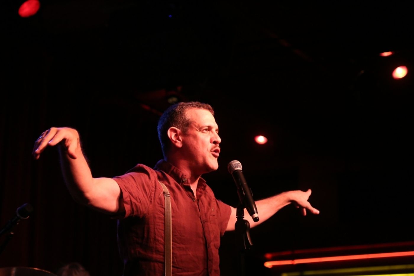 Photo Flash: Gene Reed Shows The August 24th THE LINEUP WITH SUSIE MOSHER In A Broadway World Exclusive Photo Essay  Image