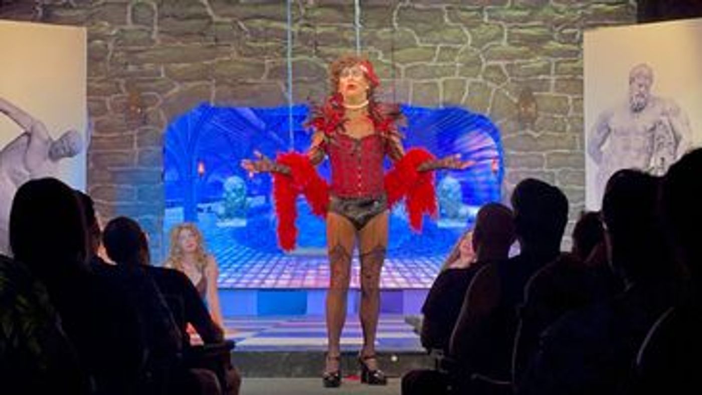 Review: THE ROCKY HORROR SHOW at The Desert Rose Playhouse is Campy, Bloody Fun.  Image