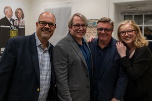 Brad Oscar, Matthew Broderick, Nathan Lane, and Susan Stroman Photo