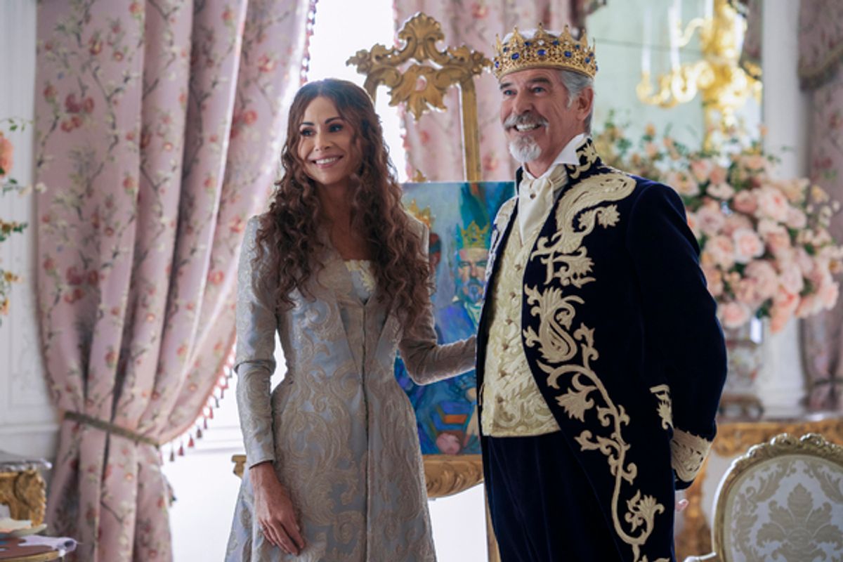 Minnie Driver and Pierce Brosnan at 