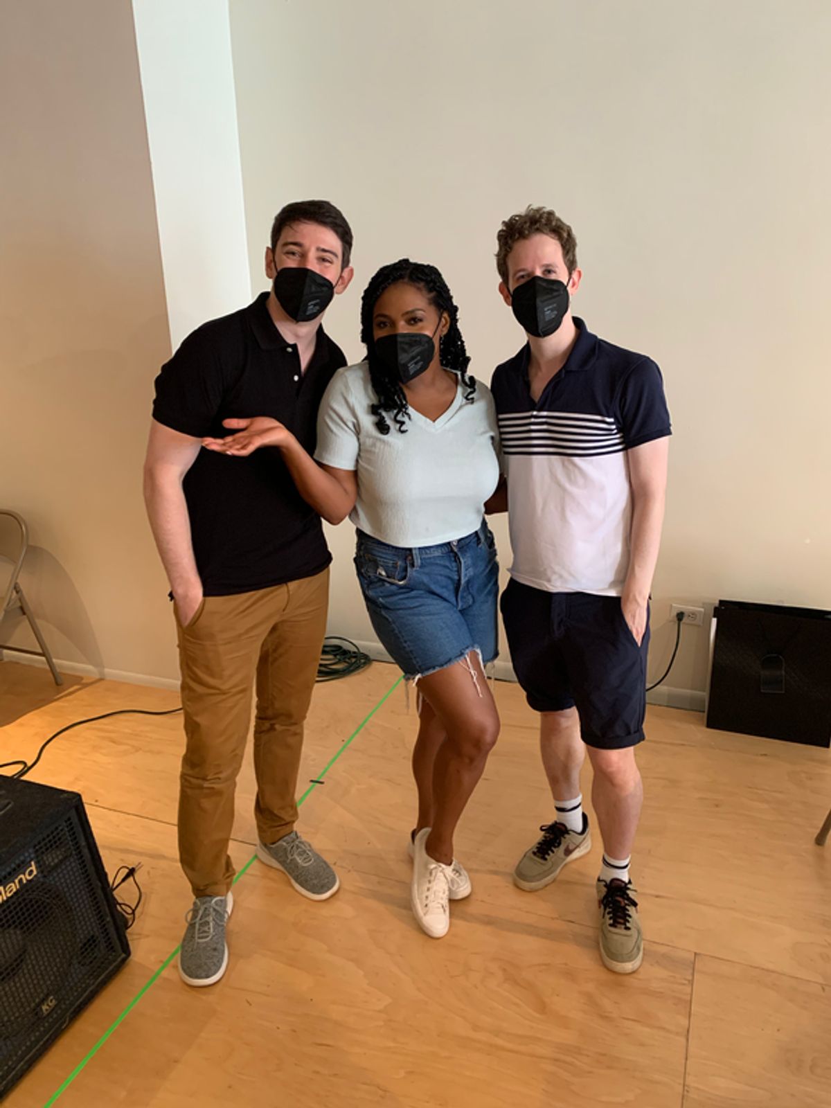 Ben Fankhauser, Bryonha Marie Parham, and Alex Wyse at 