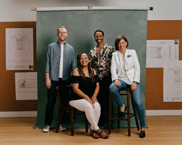 Hunter Arnold, Pamela Ross, E. Clayton Cornelious, Leah Michalos Photo