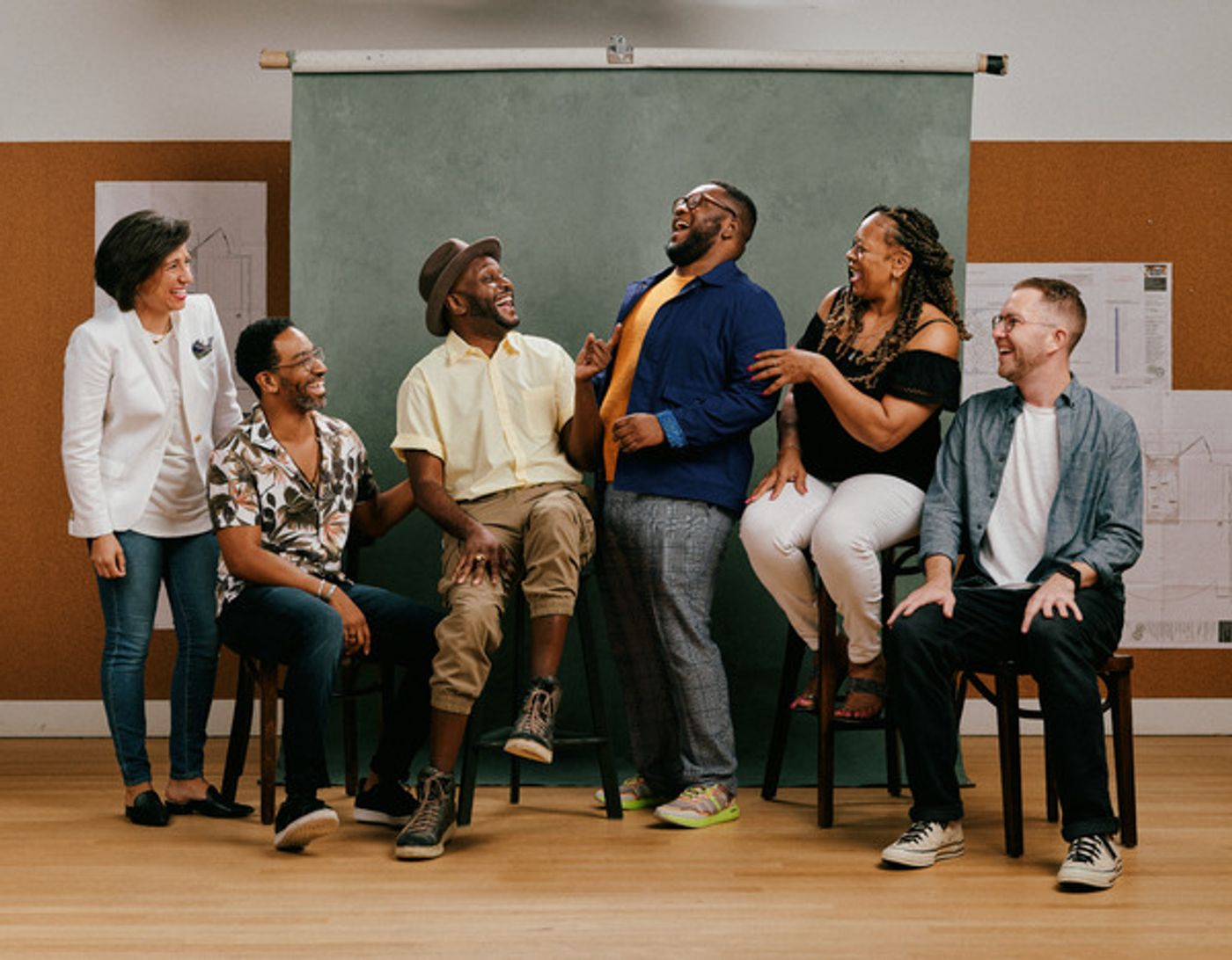 Photos: CHICKEN & BISCUITS Creative Team Poses in Rehearsals!  Image