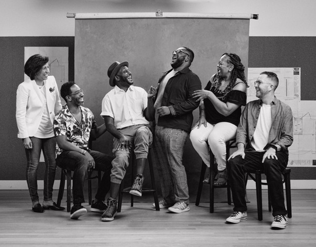 Leah Michalos, E. Clayton Cornelious, Douglas Lyons, Zhailon Levingston, Pamela Ross, Hunter Arnold at 