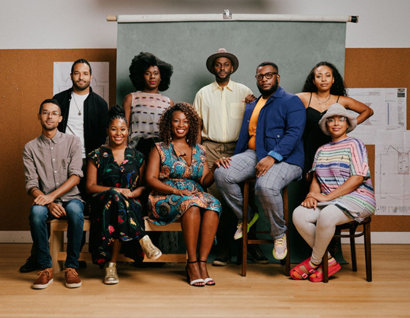 Photos: CHICKEN & BISCUITS Creative Team Poses in Rehearsals!  Image