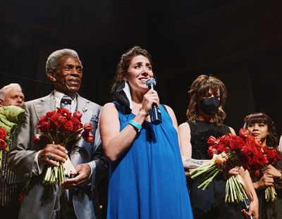 Andre De Shields, Rachel Chavkin, Anais Mitchell Photo