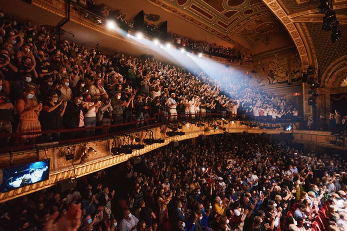 Audience at VIDEO: HADESTOWN Returns to Broadway and Celebrates With a Post-Show Performance