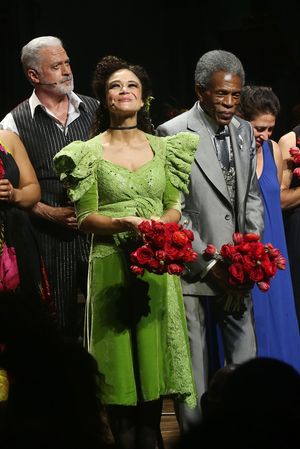 Tom Hewitt, Amber Gray and Andre De Shields @ BroadwayWorld Tom Hewitt, Amber Gray and Andre De Shields Photo