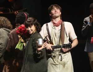 Eva Noblezada and Reeve Carney @ BroadwayWorld Eva Noblezada and Reeve Carney Photo