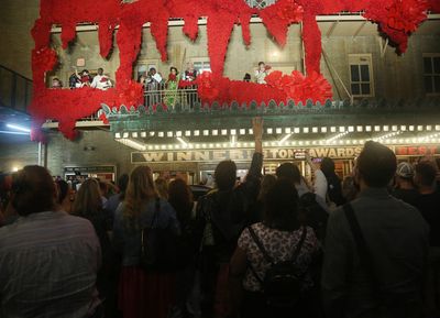 The cast and audience  Photo