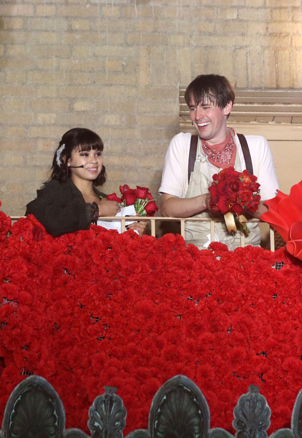 Eva Noblezada and Reeve Carney  at 