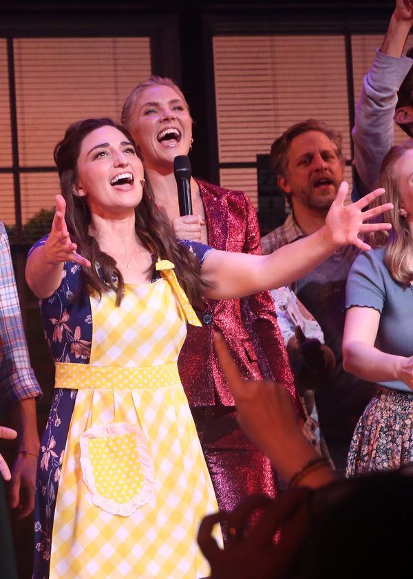 NEW YORK, NEW YORK - SEPTEMBER 02: Sara Bareilles, Amanda Kloots, Joe Tippett during  Photo