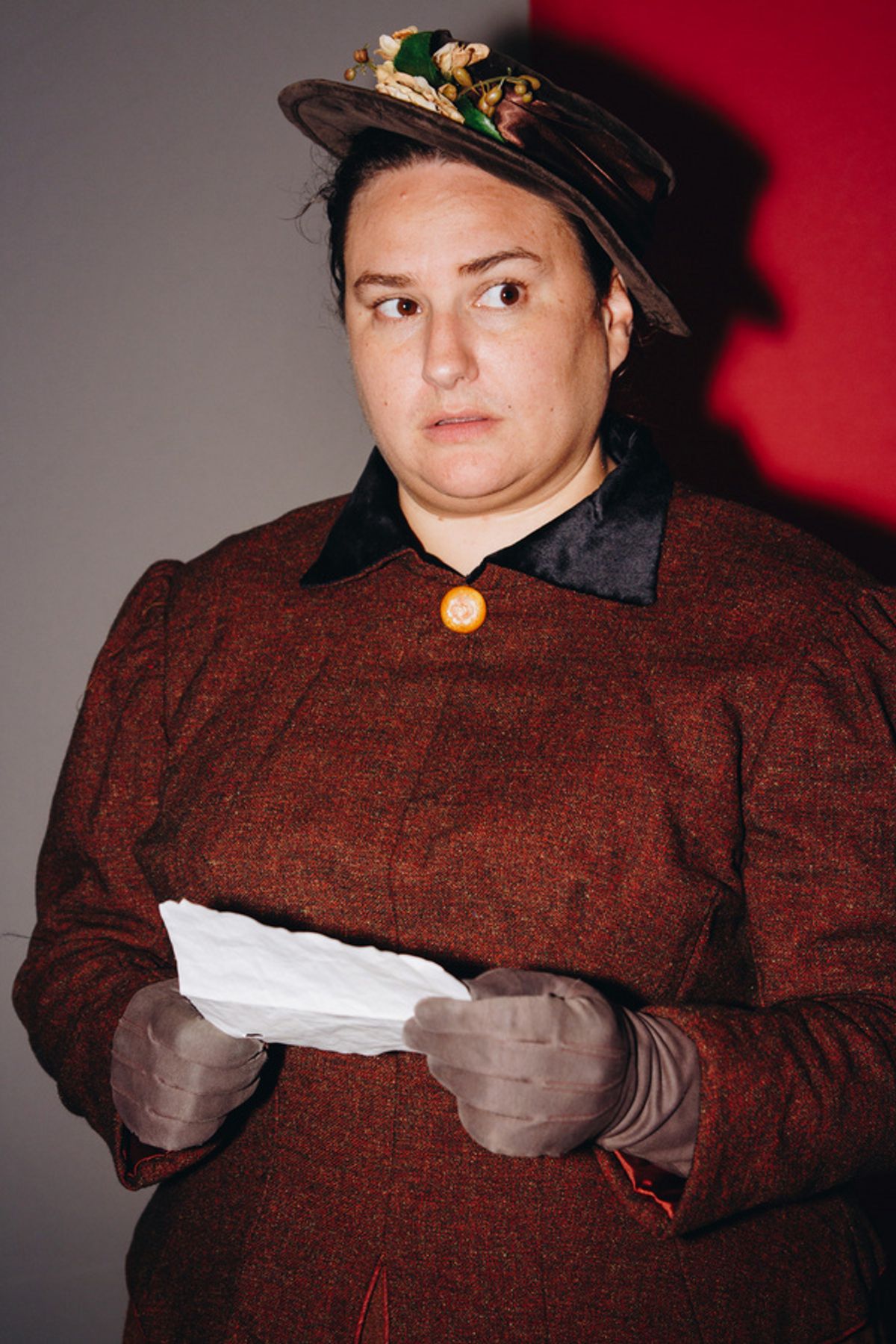 Victoria Tucci in Blood on My Mother''s Apron  Photography by Ian McQueen at Photos: First Look At Rachel Leighson's BLOOD ON MY MOTHER'S APRON