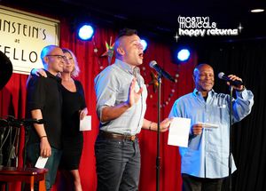 Randy Guiaya, Alli Miller, Matt Valle, and Jeffrey Polk start the finale (JMW) Photo